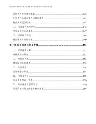 安阳关于成立石油钻采专用设备设计公司可行性报告